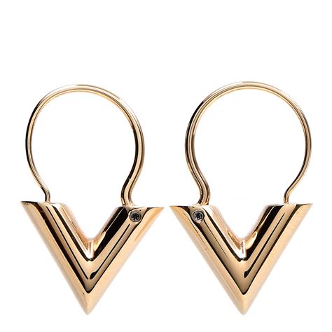 louis vuitton v hoops replica|louis vuitton nautical hoop earrings.